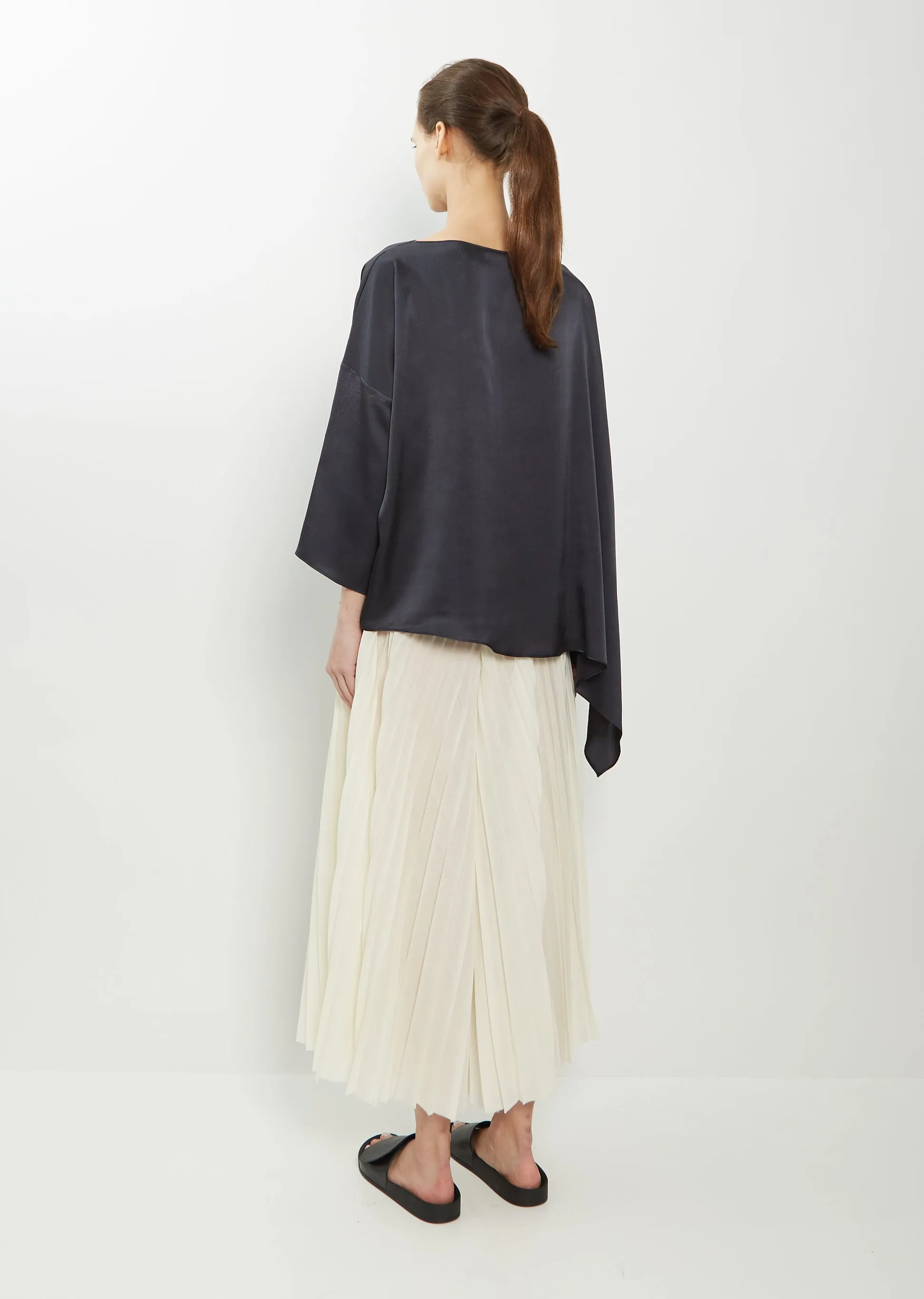 Asymmetric Silk Top