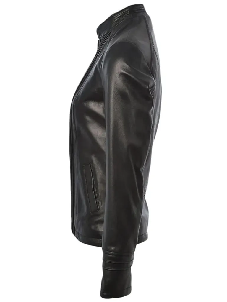 Black Vintage Leather Jacket