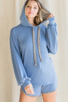 Blue Cheetah Hoodie