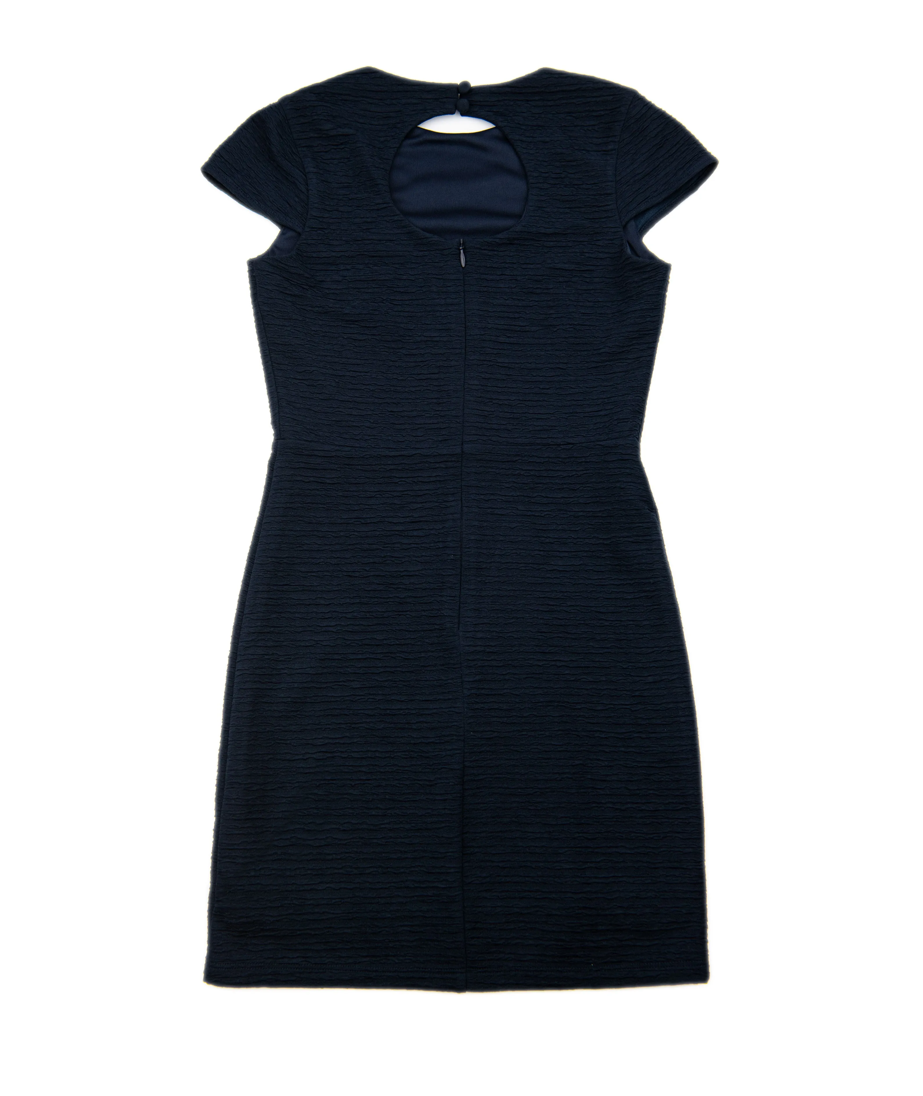 By Debra Girls Navy Open Back Sheath Dress