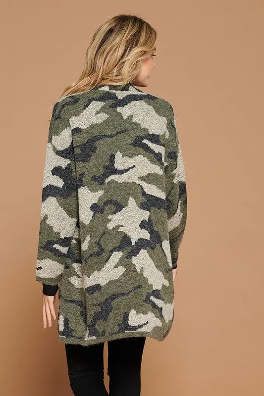 Camo Cardigan