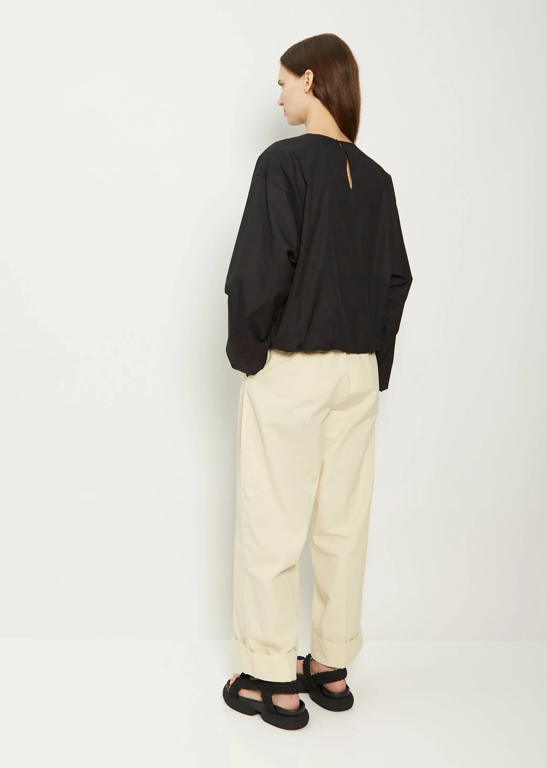 Capo Cotton Blouson — Black