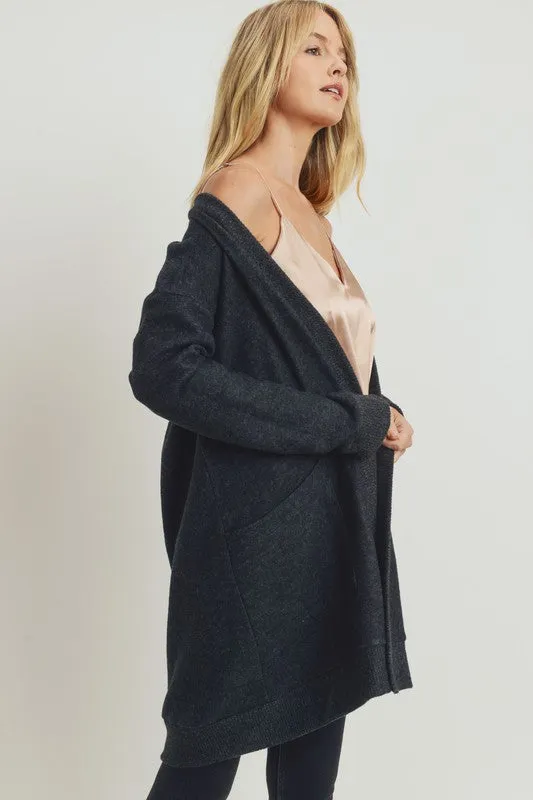 Charcoal Brush Cardigan