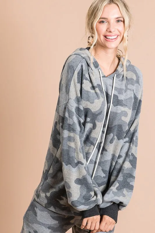 Charcoal Camo Hoodie