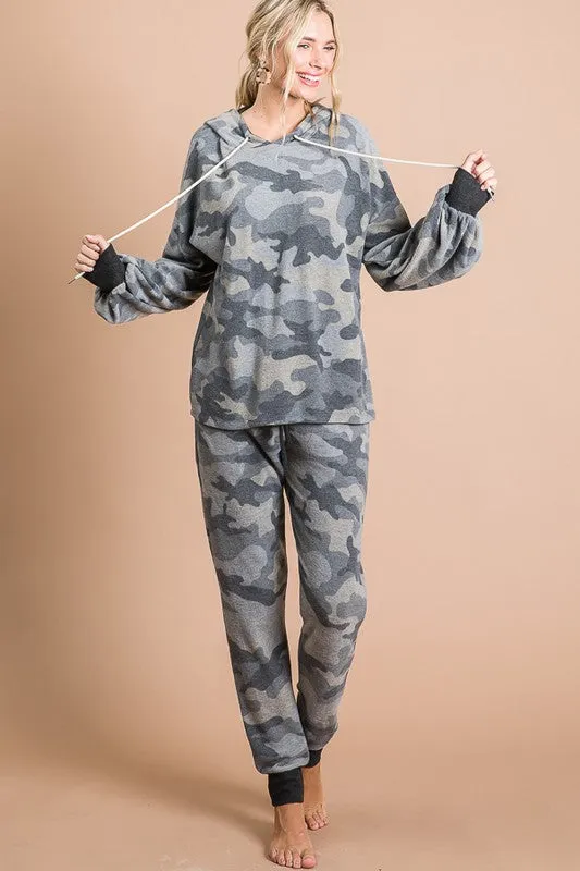 Charcoal Camo Hoodie