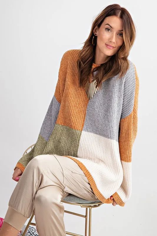 Colorblock Sweater