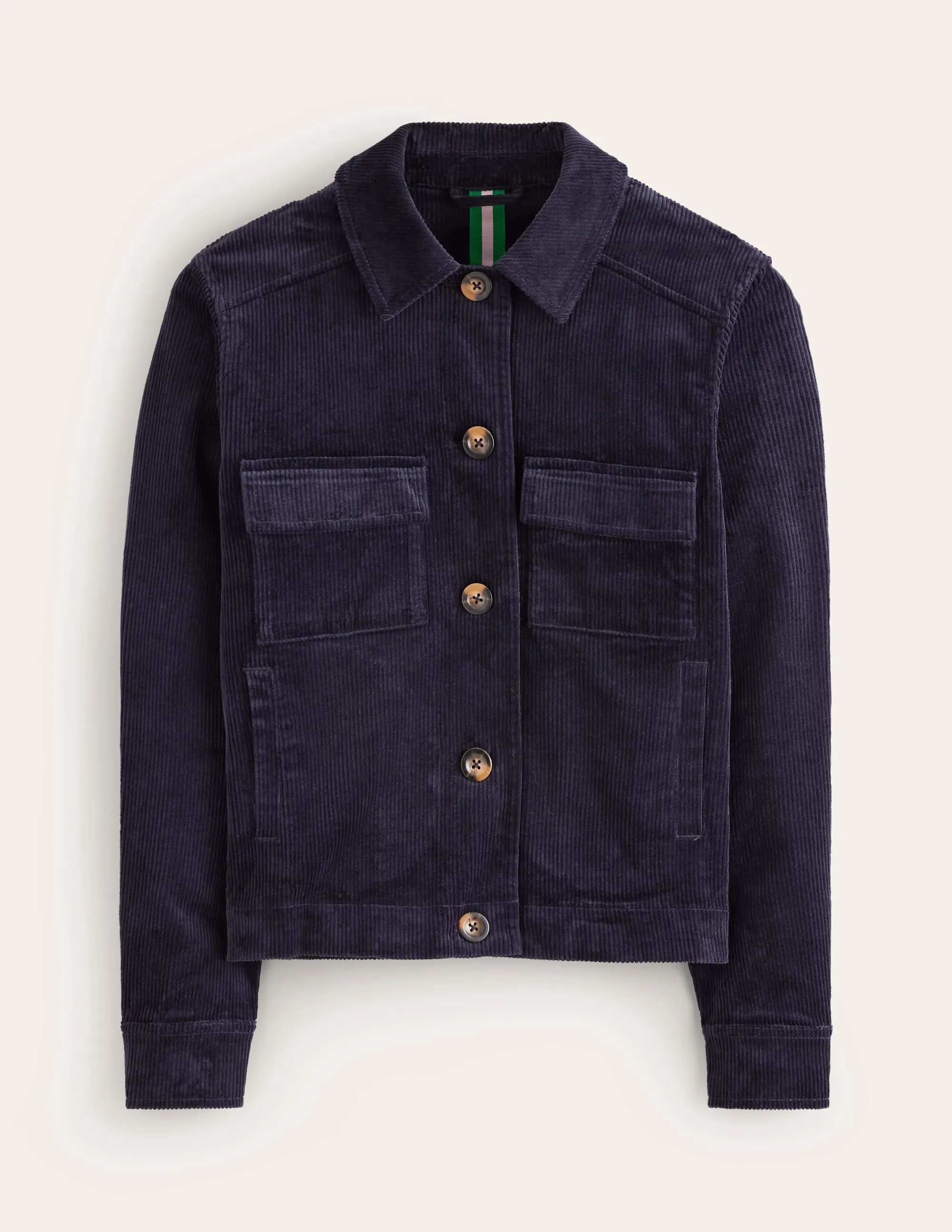 Cord Jacket-Navy