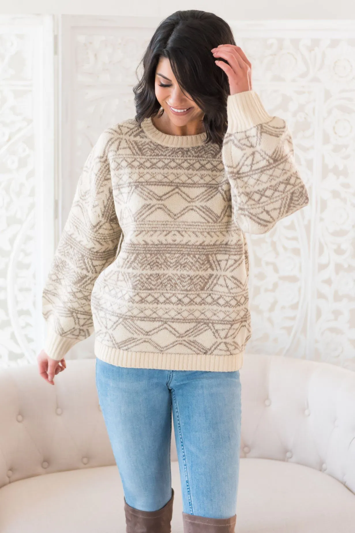 Cozy & Cool Modest Sweater