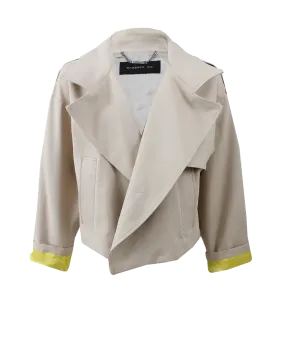 Cropped Trench Jacket