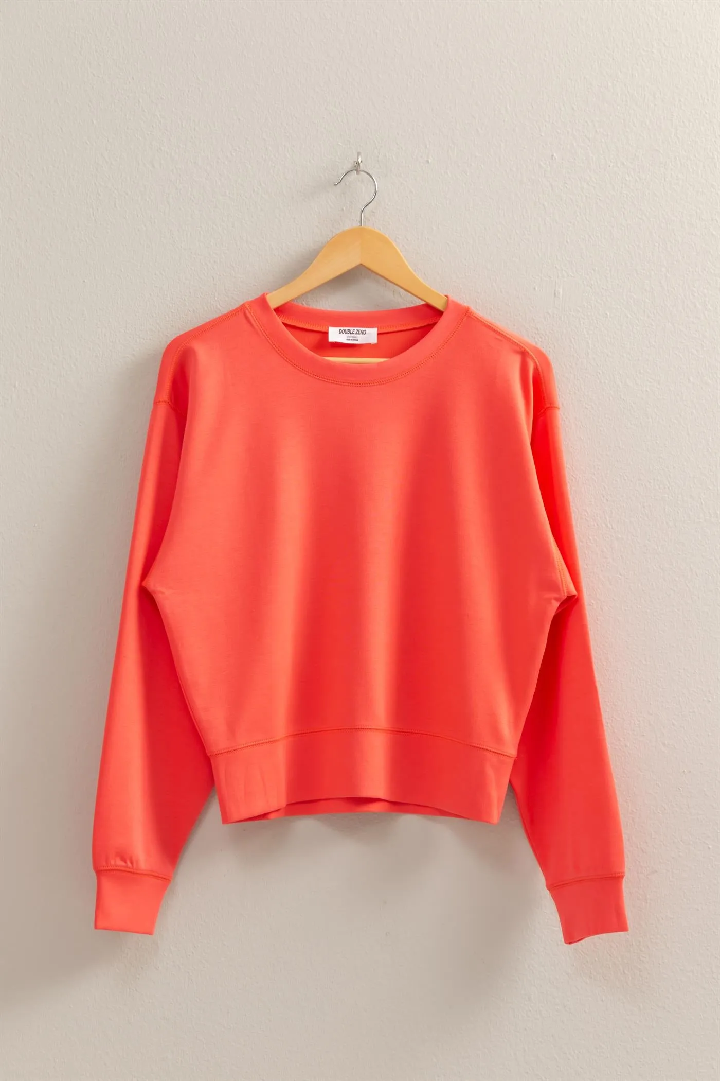 DZ25C726-Relaxed Long Sleeve Sweatshirt