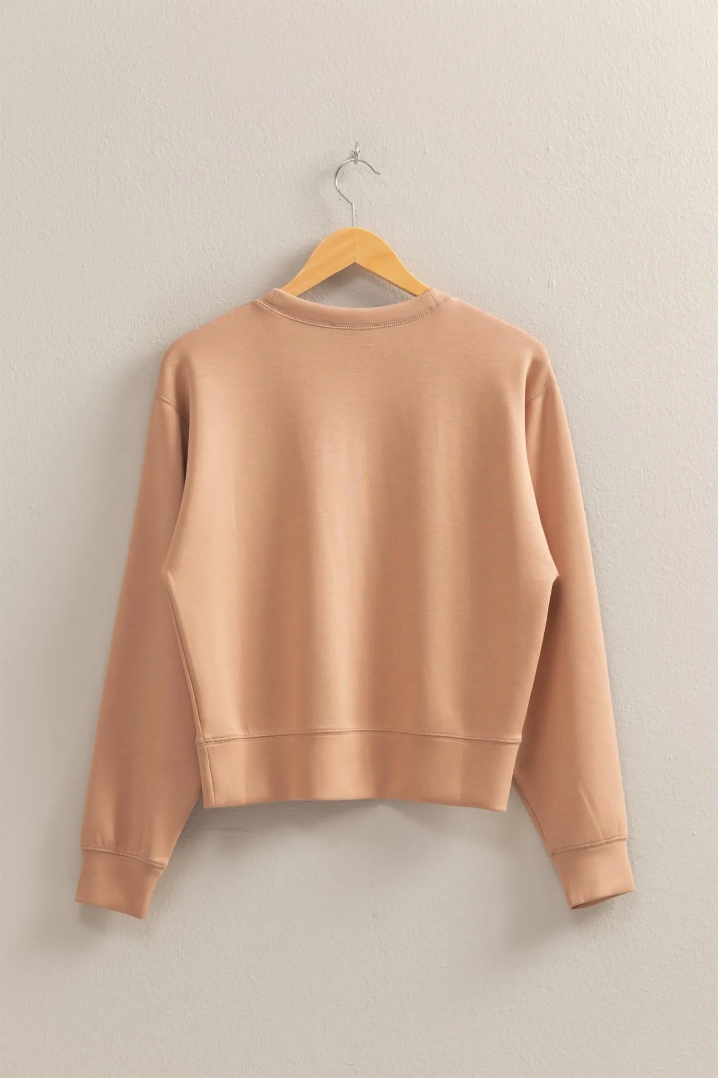 DZ25C726-Relaxed Long Sleeve Sweatshirt