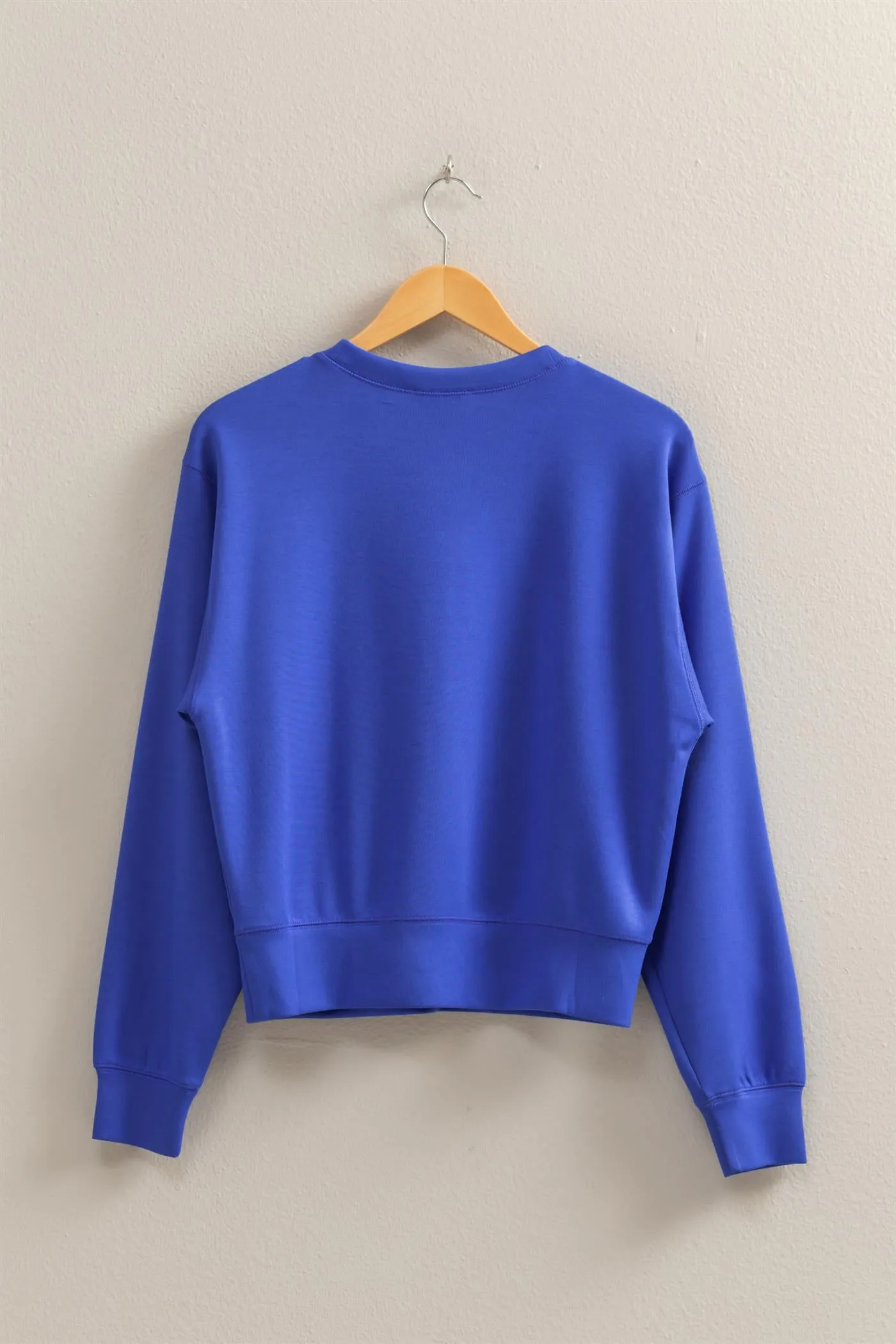 DZ25C726-Relaxed Long Sleeve Sweatshirt