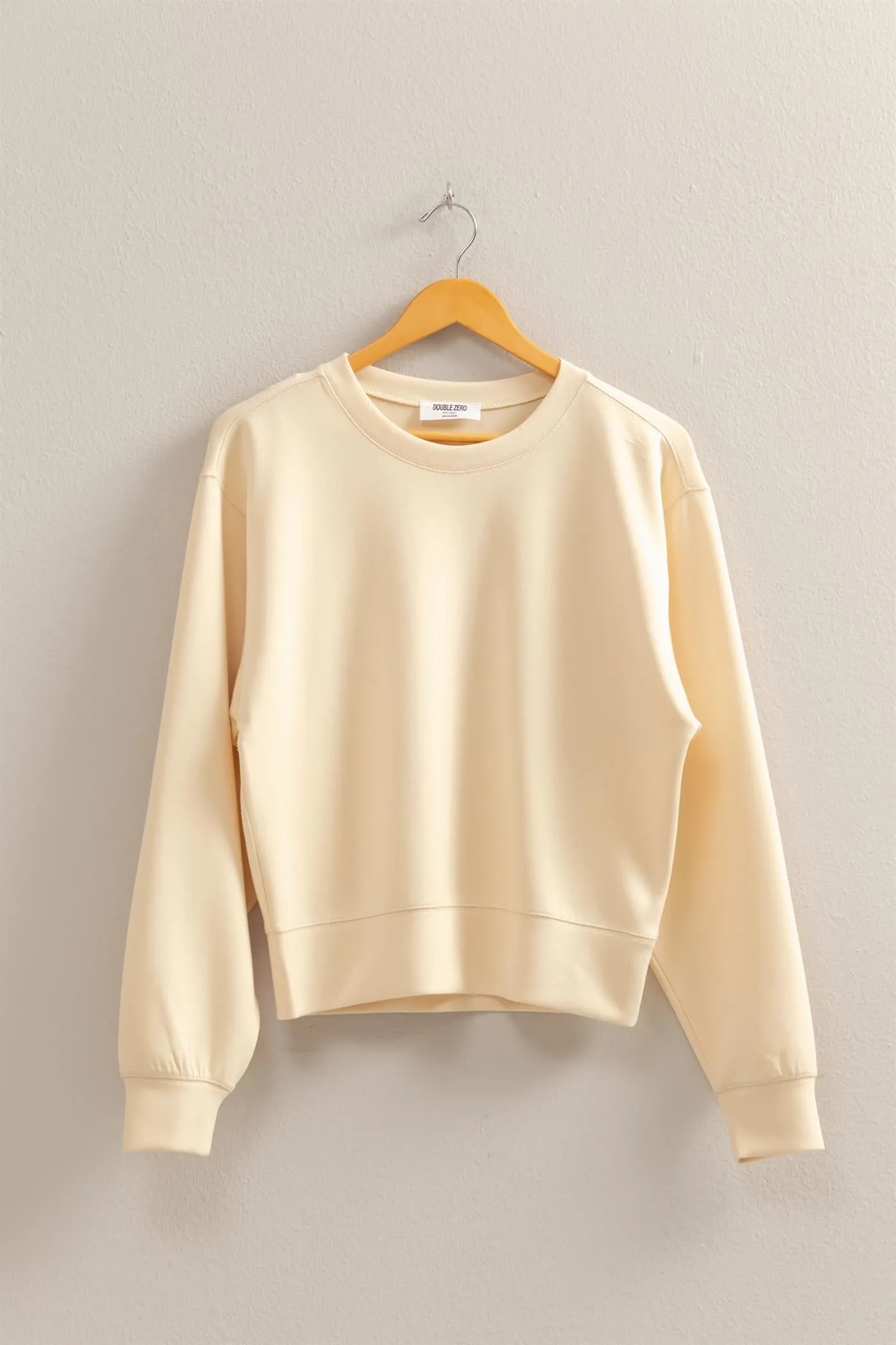 DZ25C726-Relaxed Long Sleeve Sweatshirt