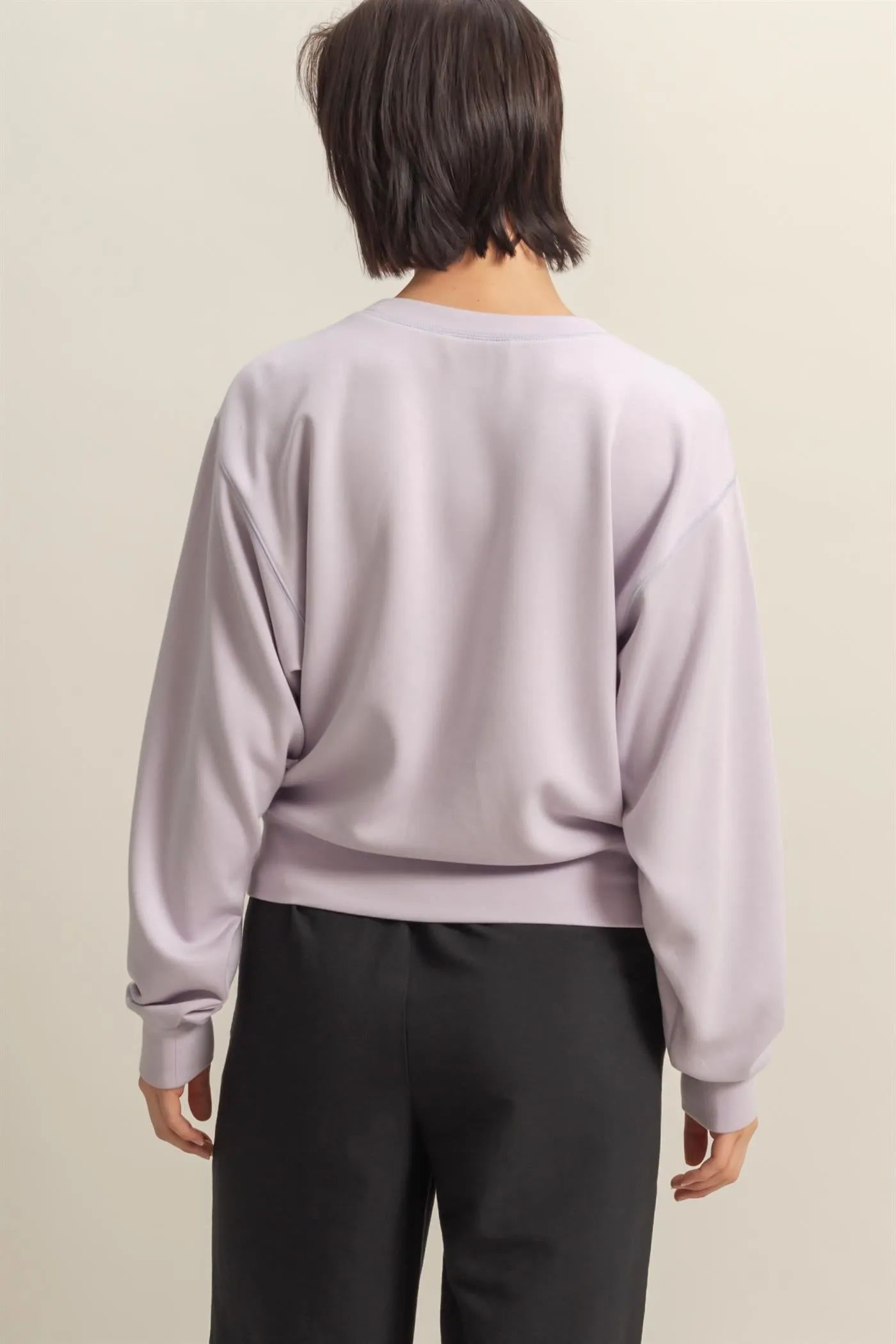 DZ25C726-Relaxed Long Sleeve Sweatshirt