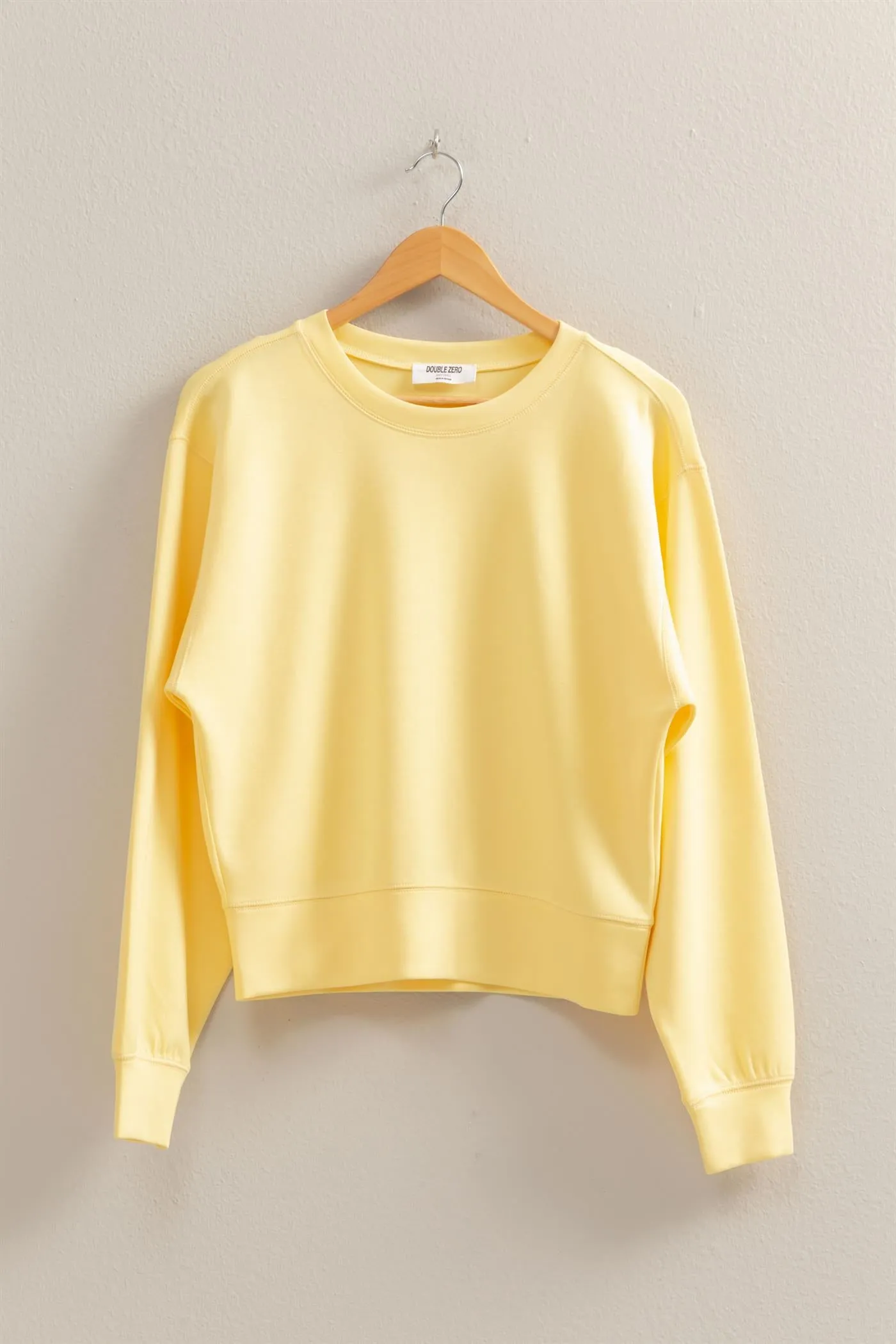 DZ25C726-Relaxed Long Sleeve Sweatshirt