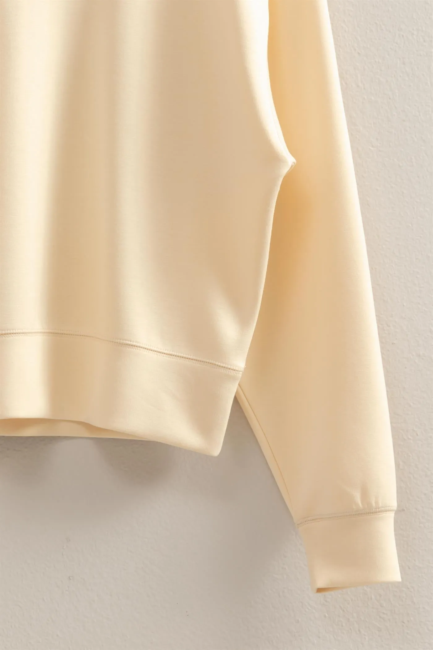 DZ25C726-Relaxed Long Sleeve Sweatshirt