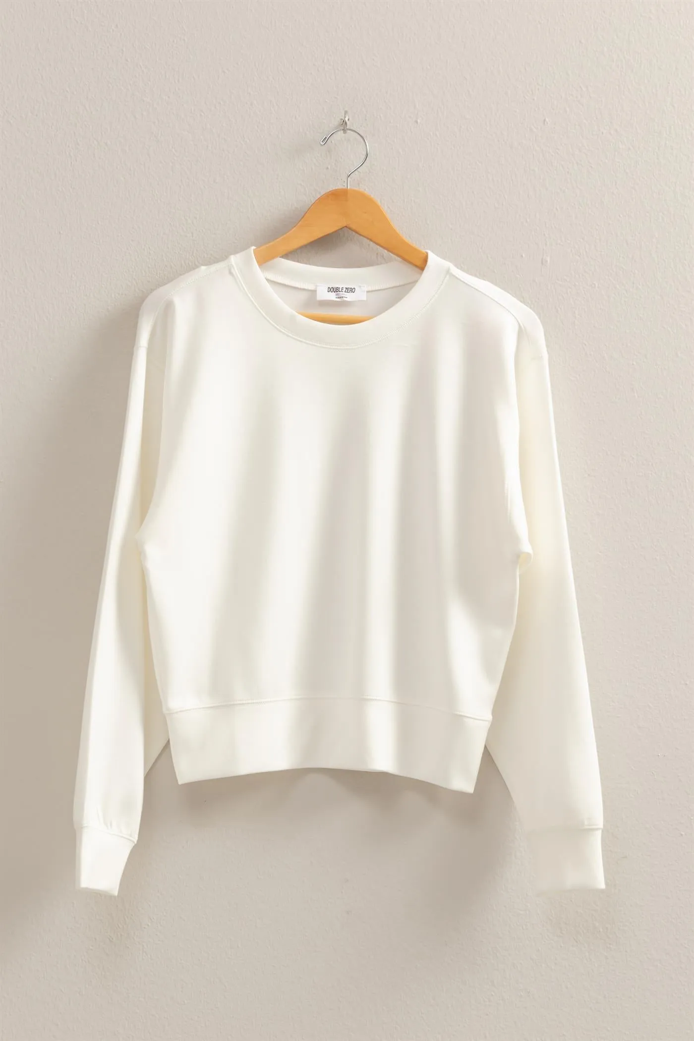 DZ25C726-Relaxed Long Sleeve Sweatshirt