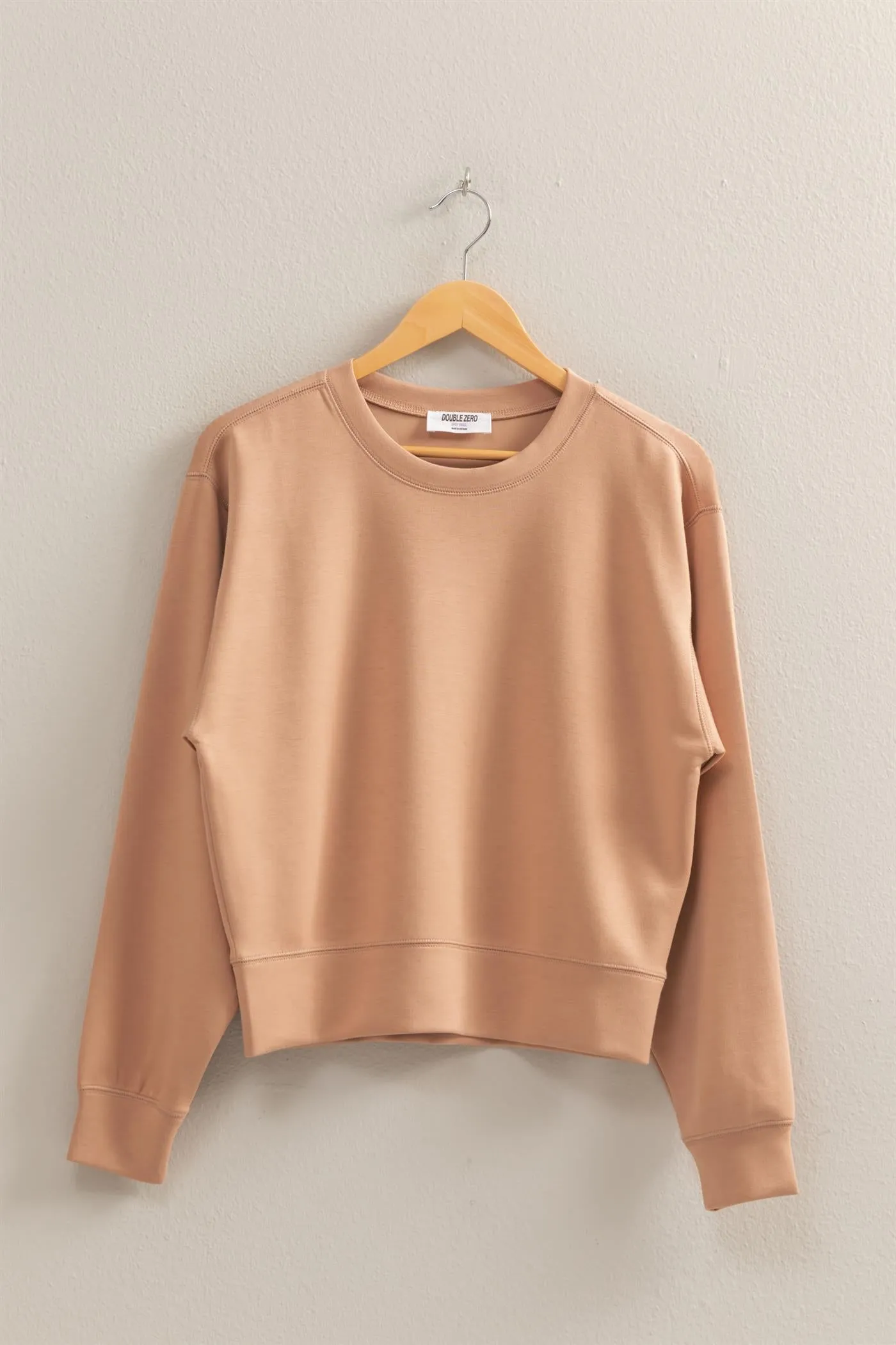 DZ25C726-Relaxed Long Sleeve Sweatshirt