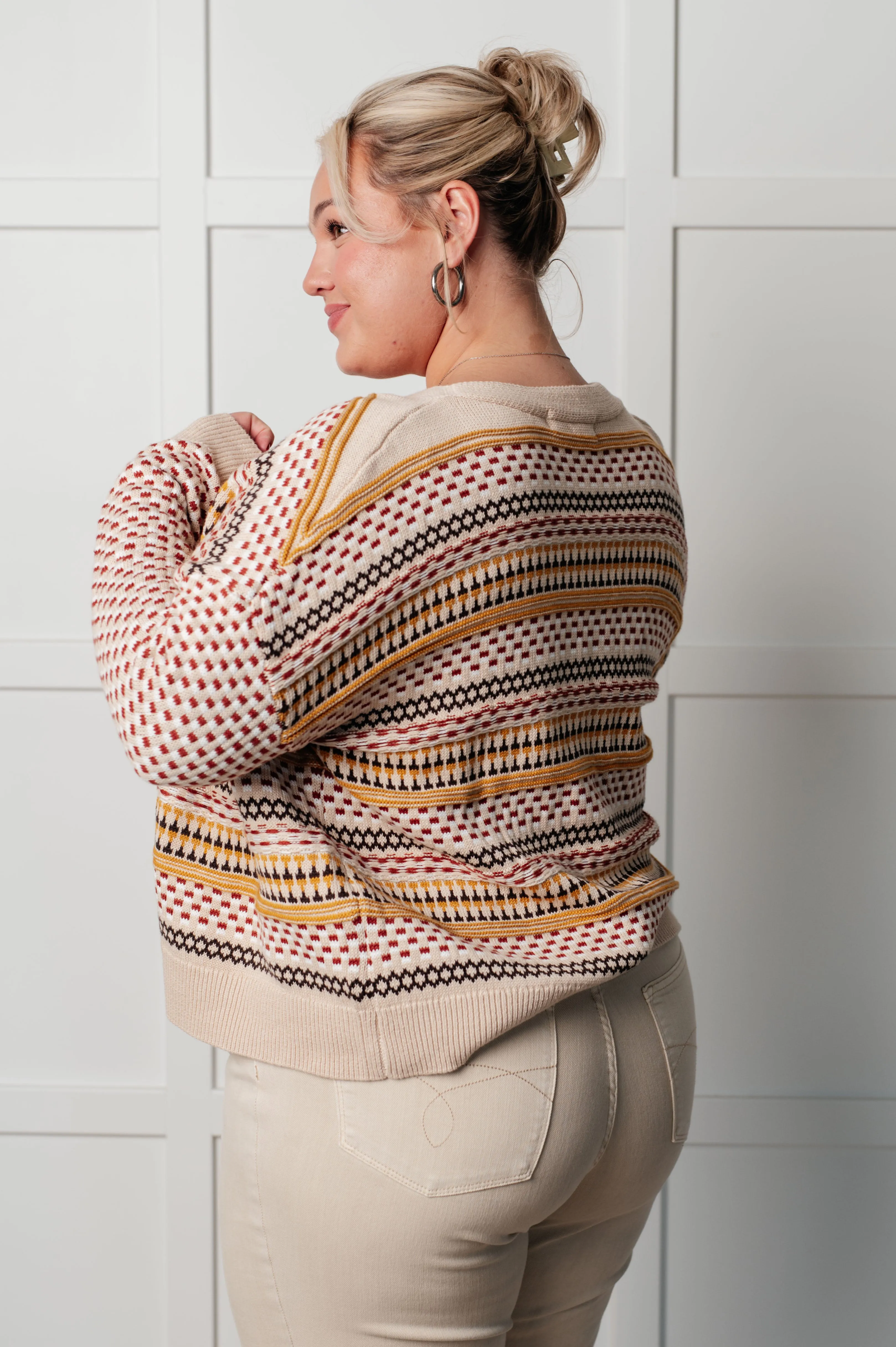 Effortless Elements Striped Cardigan - 1/16/2025