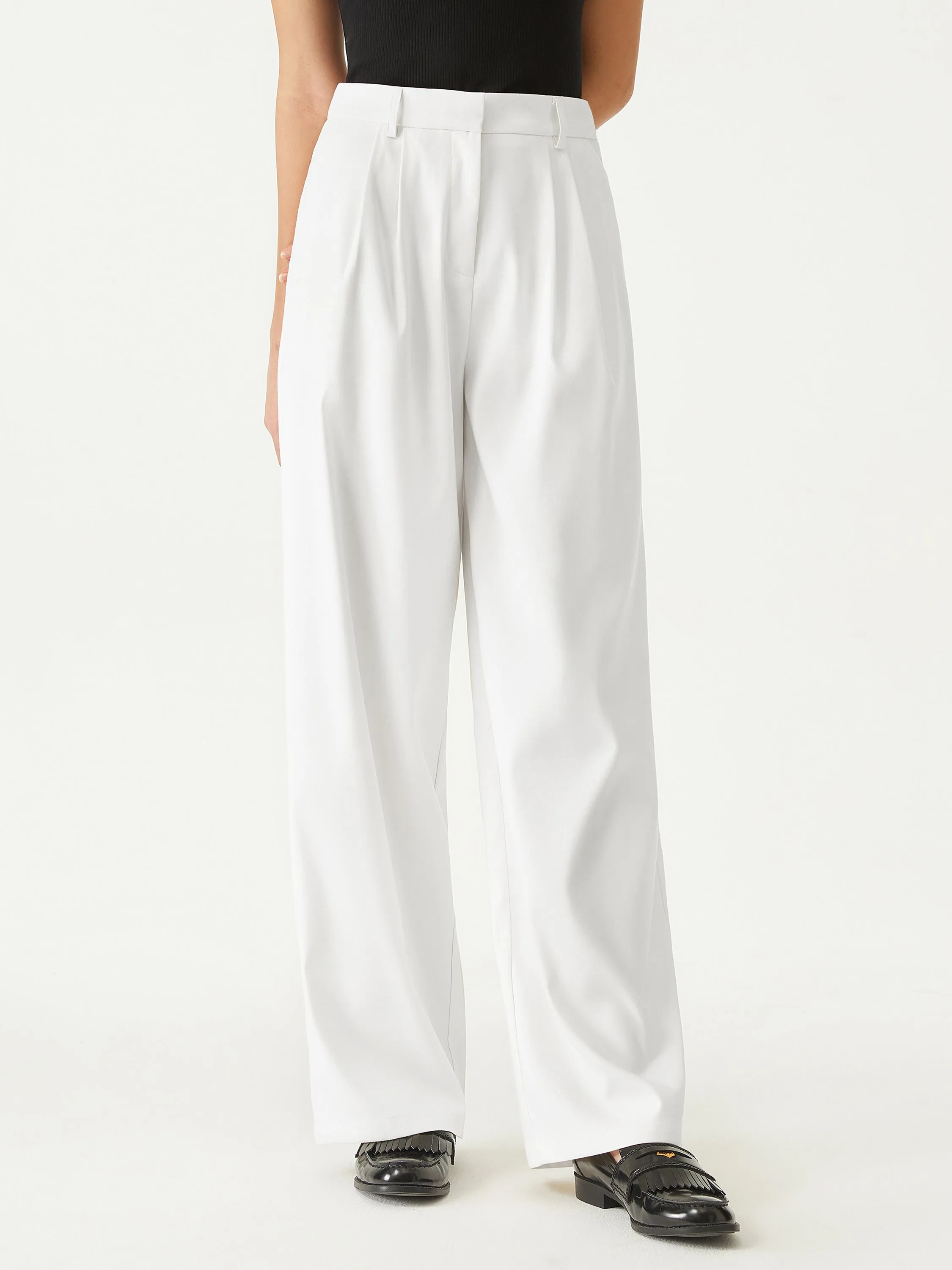 Effortless Wide-leg Tailored Pant