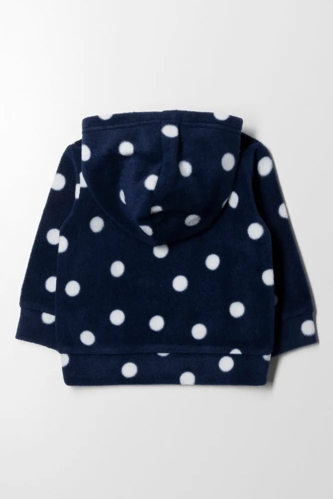 Fleece Hoodie Navy