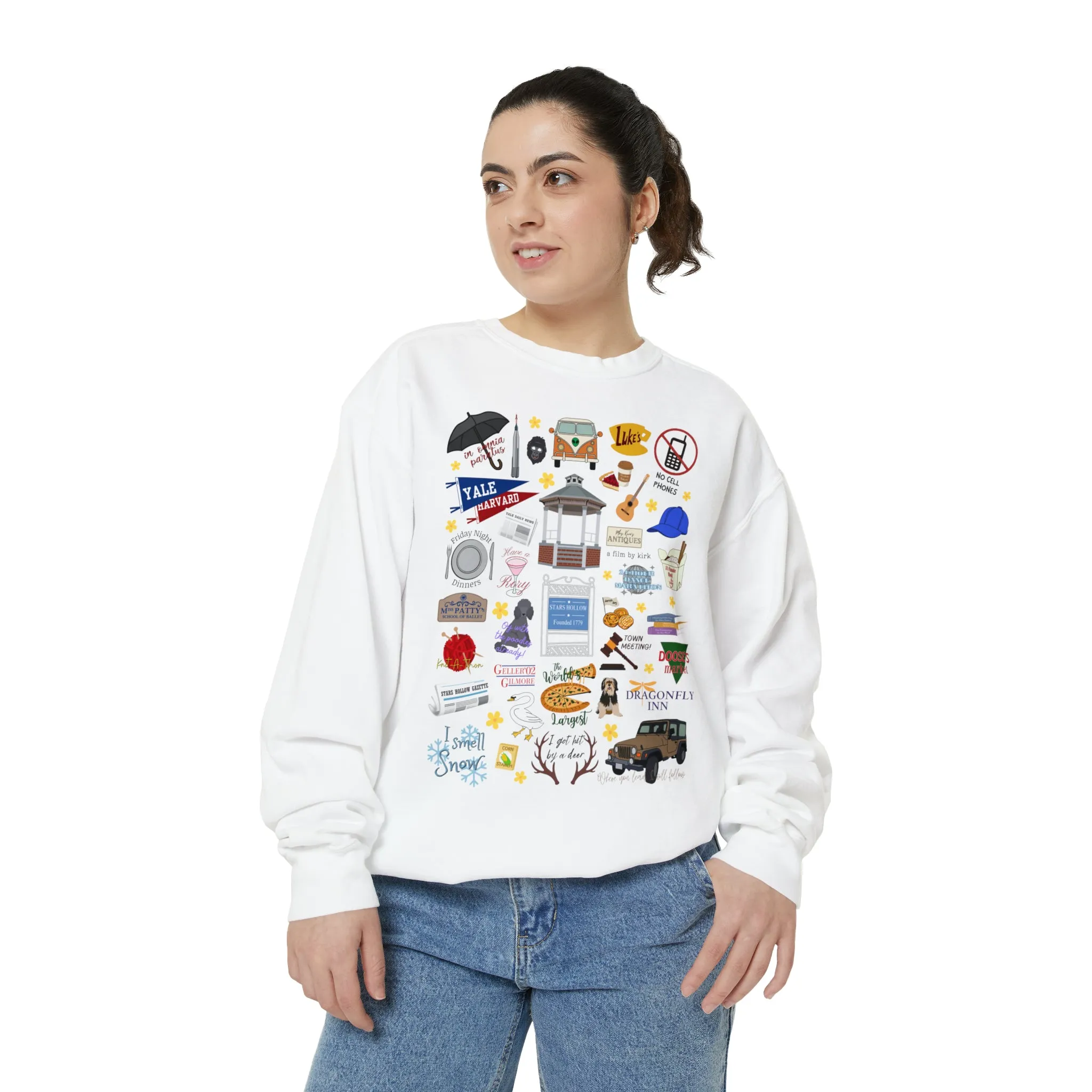 Gilmore Doodles Comfort Colors Crewneck