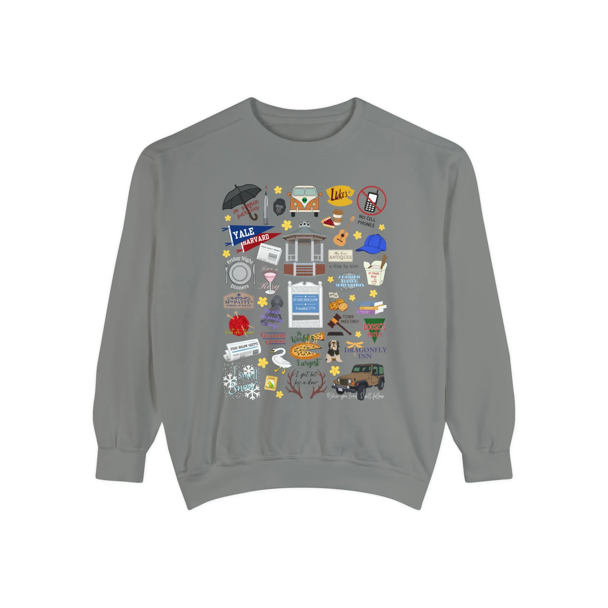 Gilmore Doodles Comfort Colors Crewneck