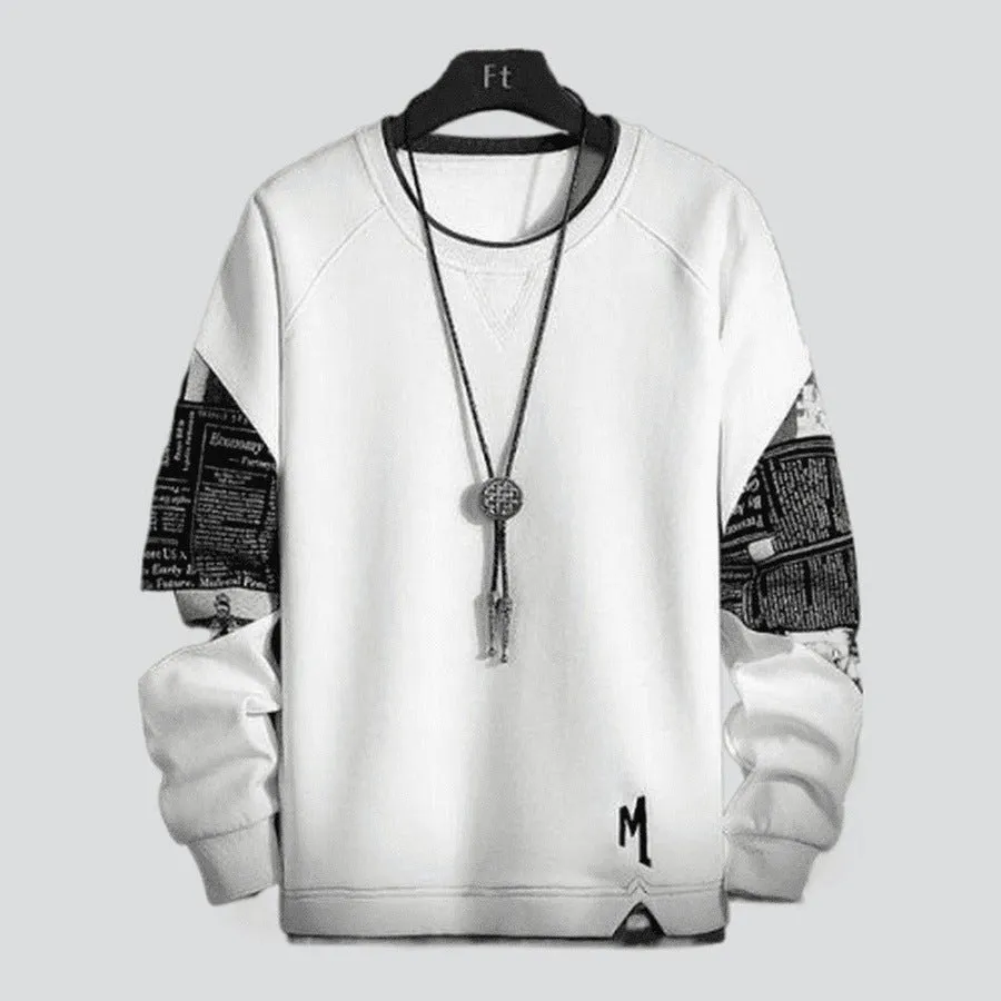 Graphic Long Sleeve Crewneck Sweatshirts