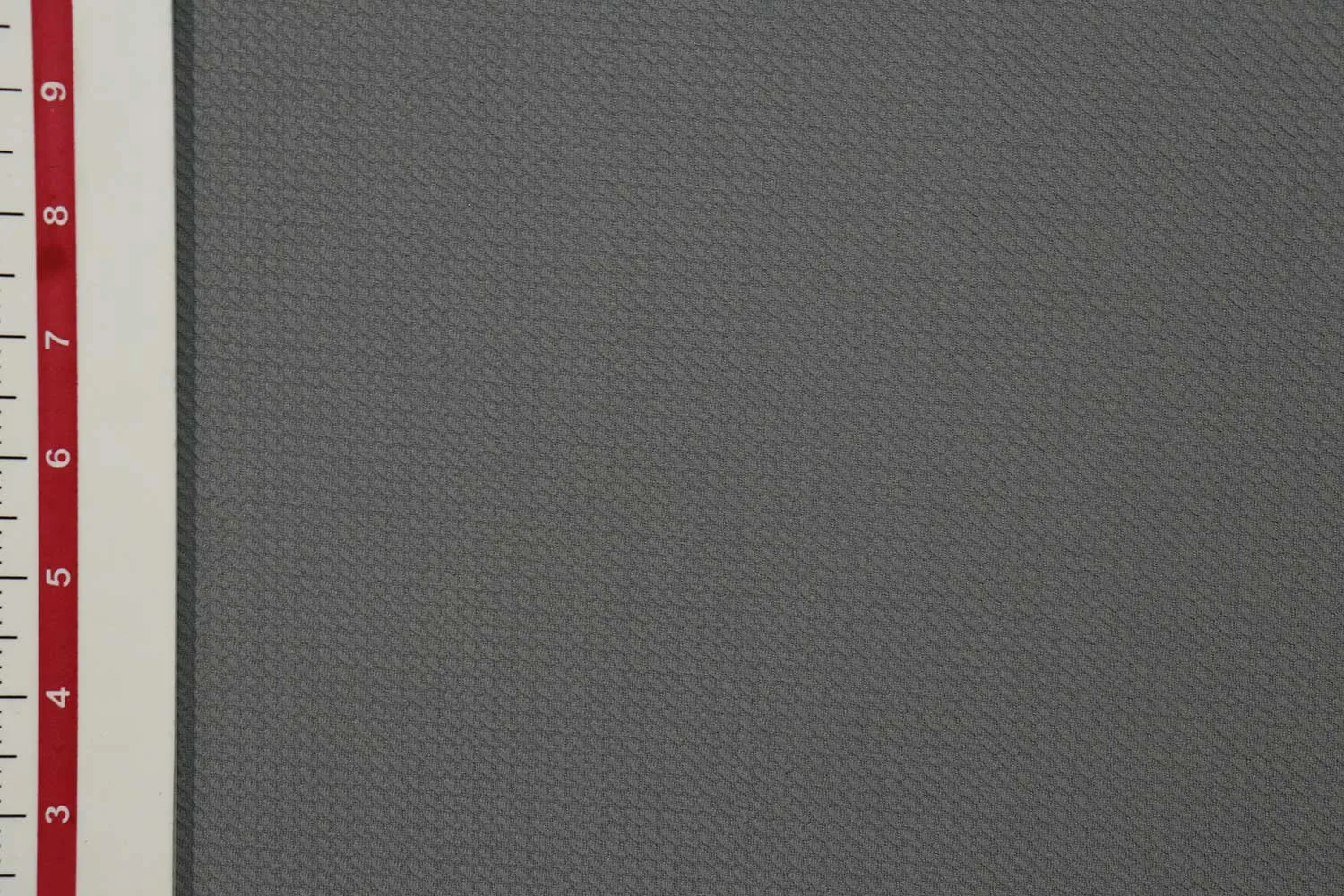 Gray Plain Textured Knit Fabric