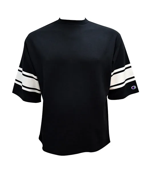 Japan Line Champion Half Sleeve Crewneck Black