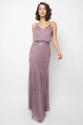 Keeva Purple Bridesmaid Dress