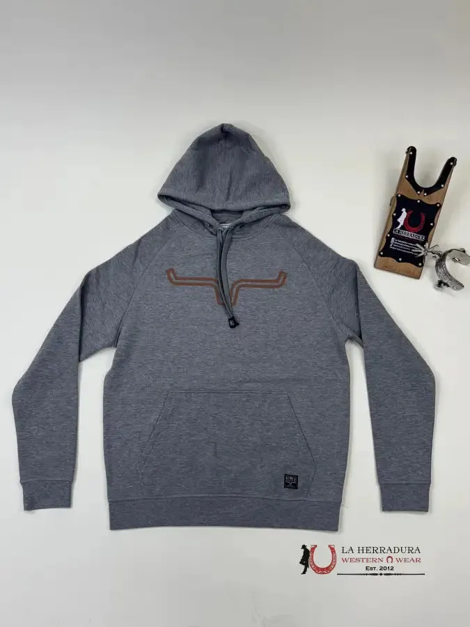 KIMES RANCH OUTLIER HOODIE GREY HEATHER