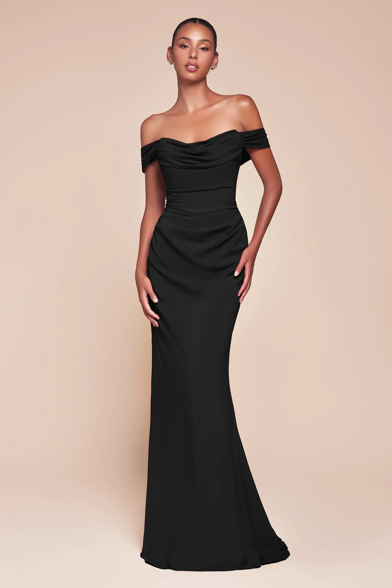 Ladivine 7433 Dress Versatile Tie Chiffon Strapless Dress