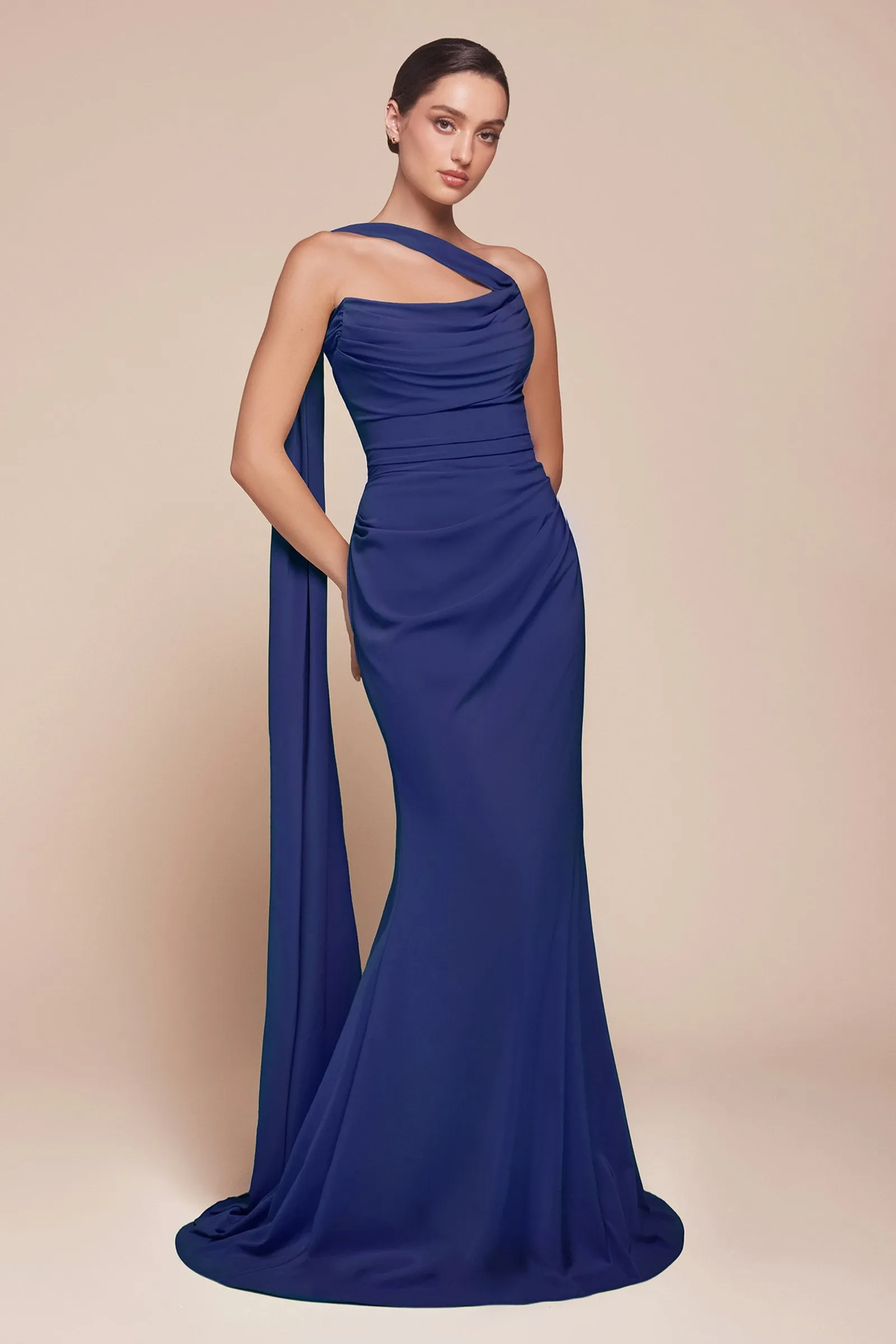 Ladivine 7433 Dress Versatile Tie Chiffon Strapless Dress