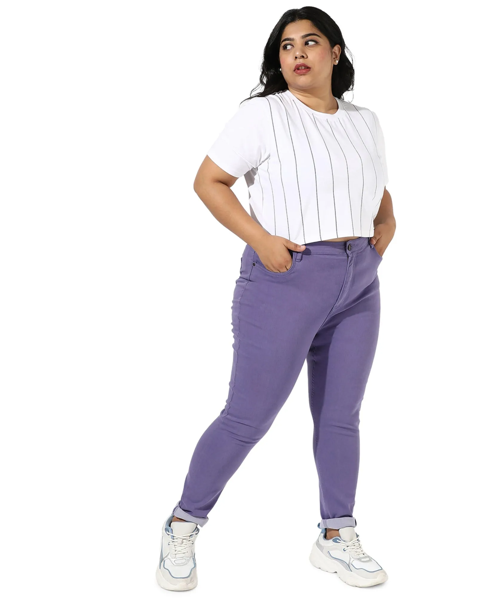 Lilac Skinny Jeans | Purple