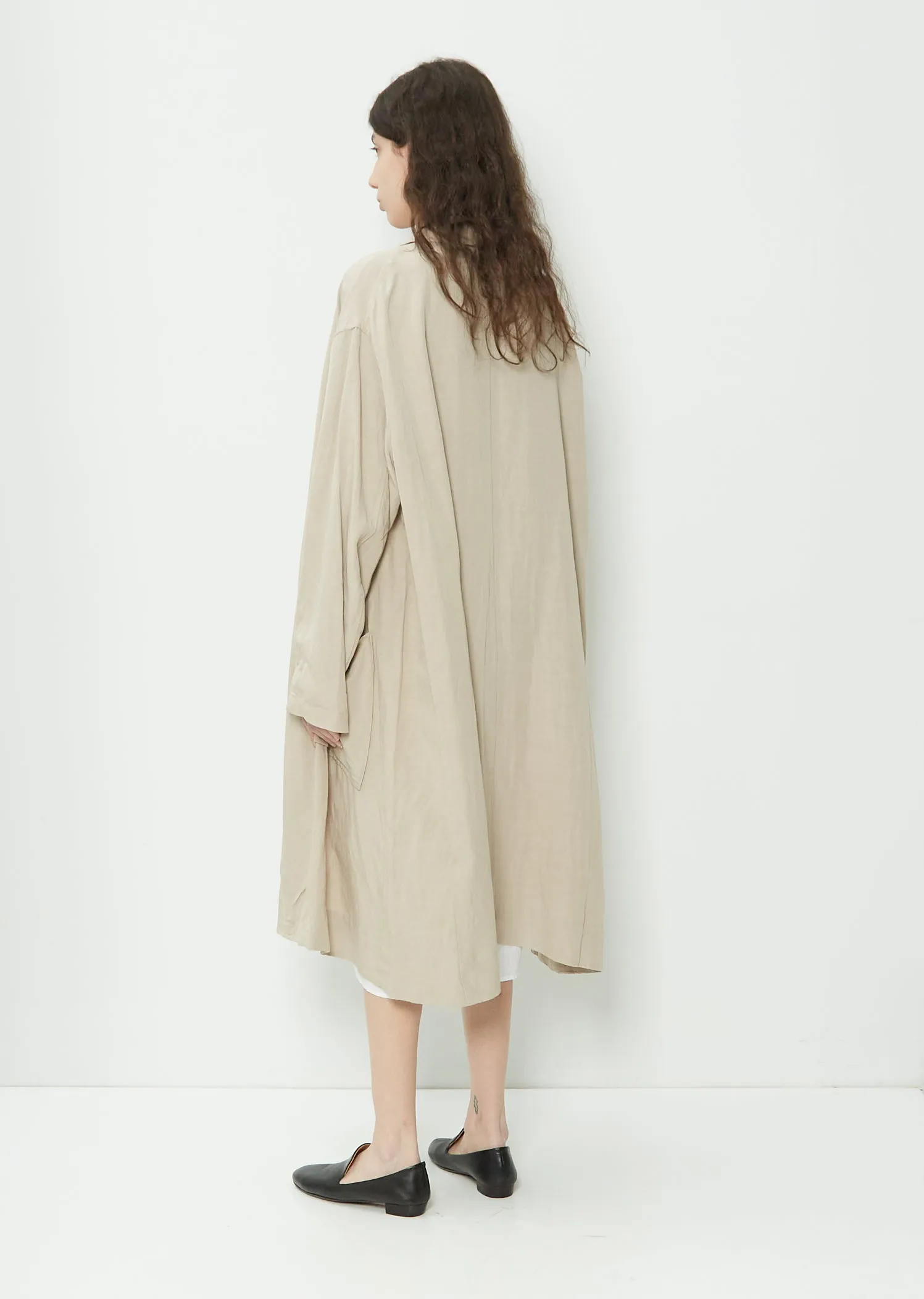 Linen Blend Overcoat