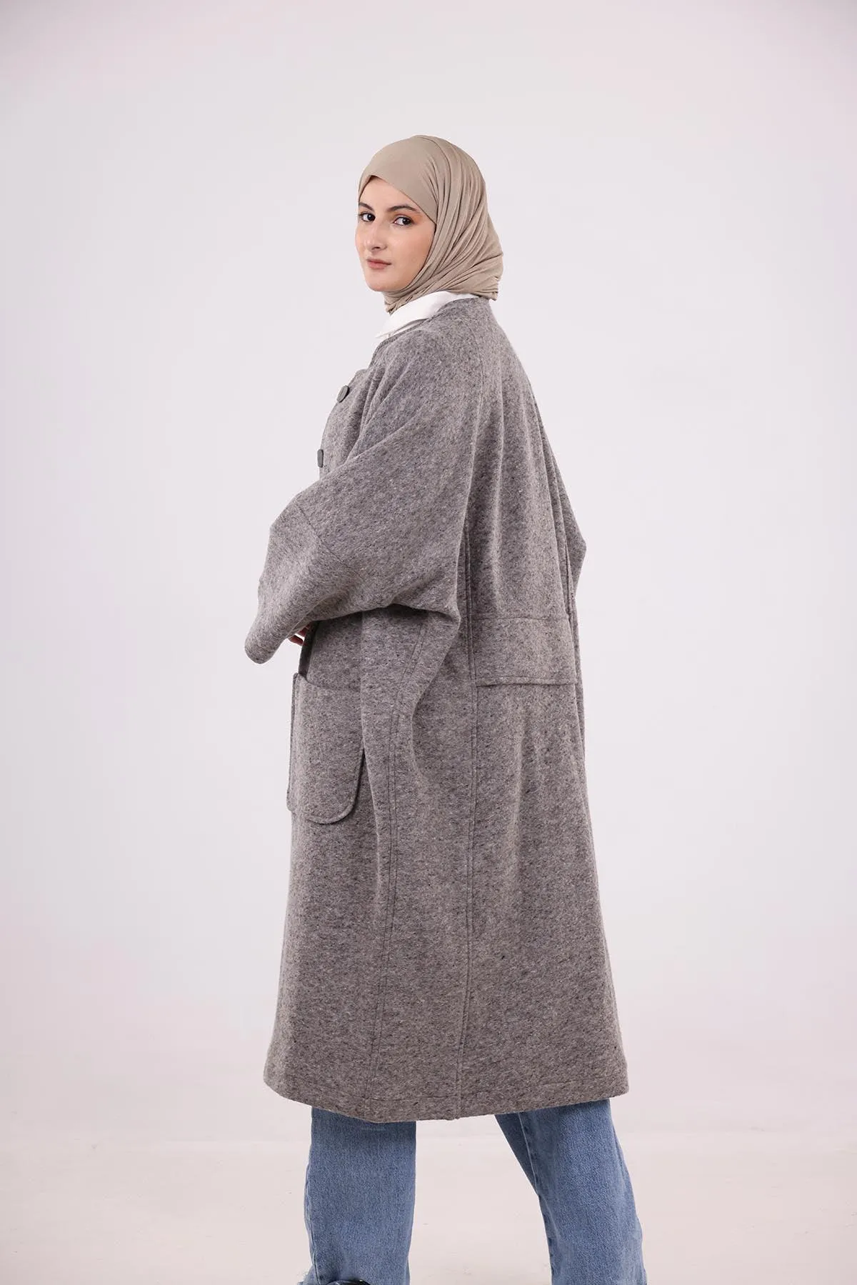 Long loose coat