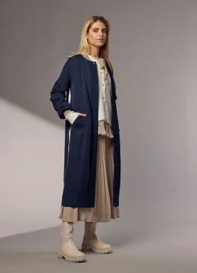 Madly Sweetly Matrix Coat - Navy