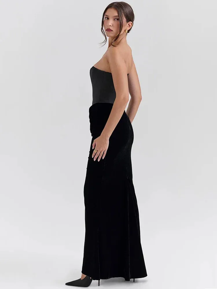 Marceline - Flattering strapless dress