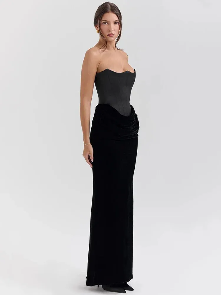 Marceline - Flattering strapless dress