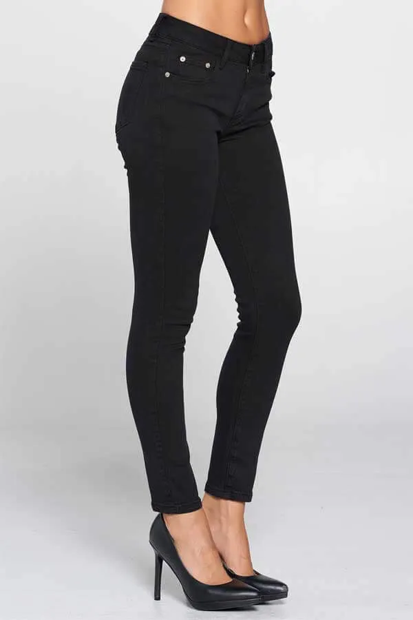 Mid Rise Skinny Jeans