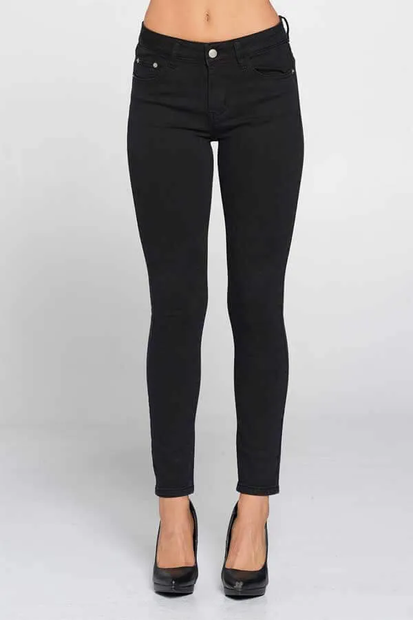 Mid Rise Skinny Jeans