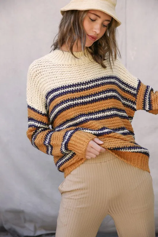 Mustard Combo Sweater