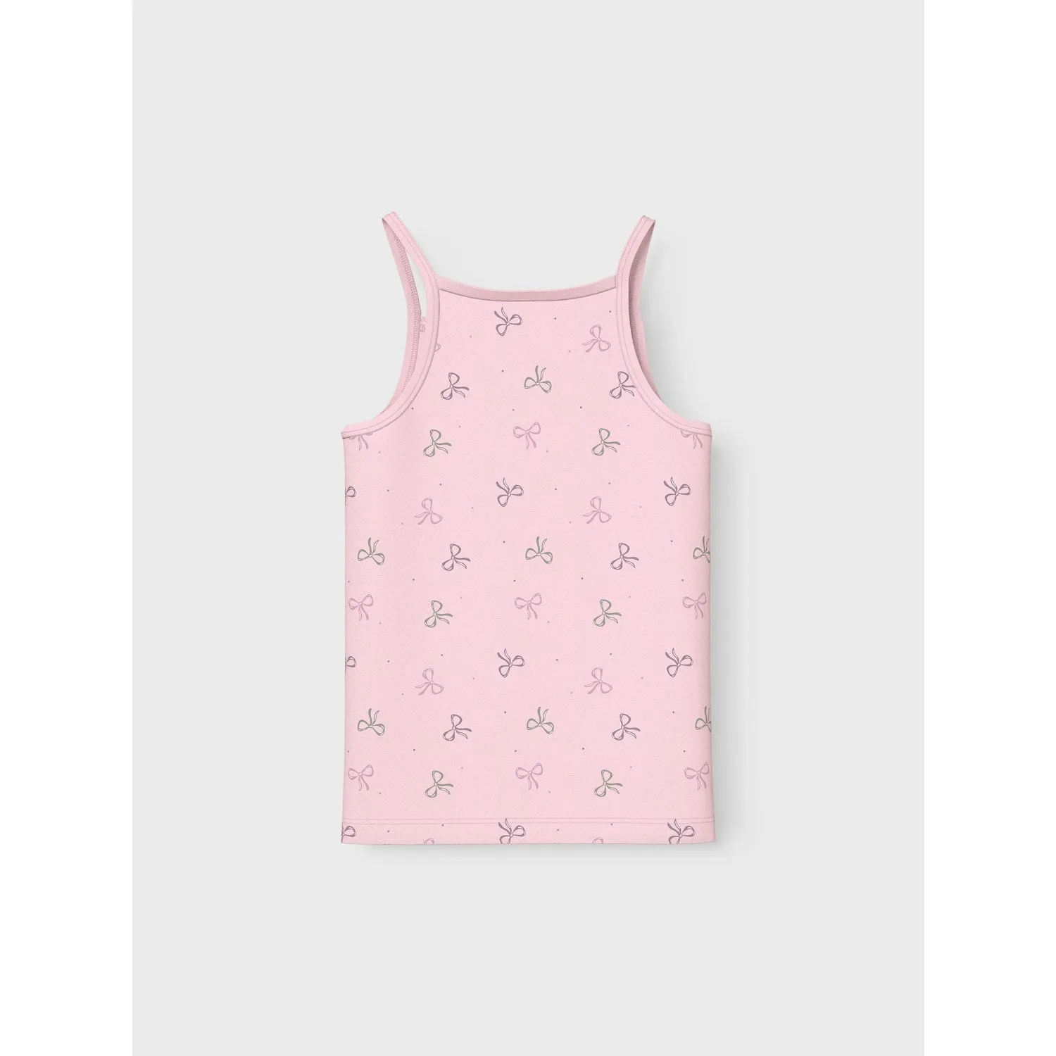 Name It Barely Pink Strap Top 2-pack Barely Pink Bow Noos