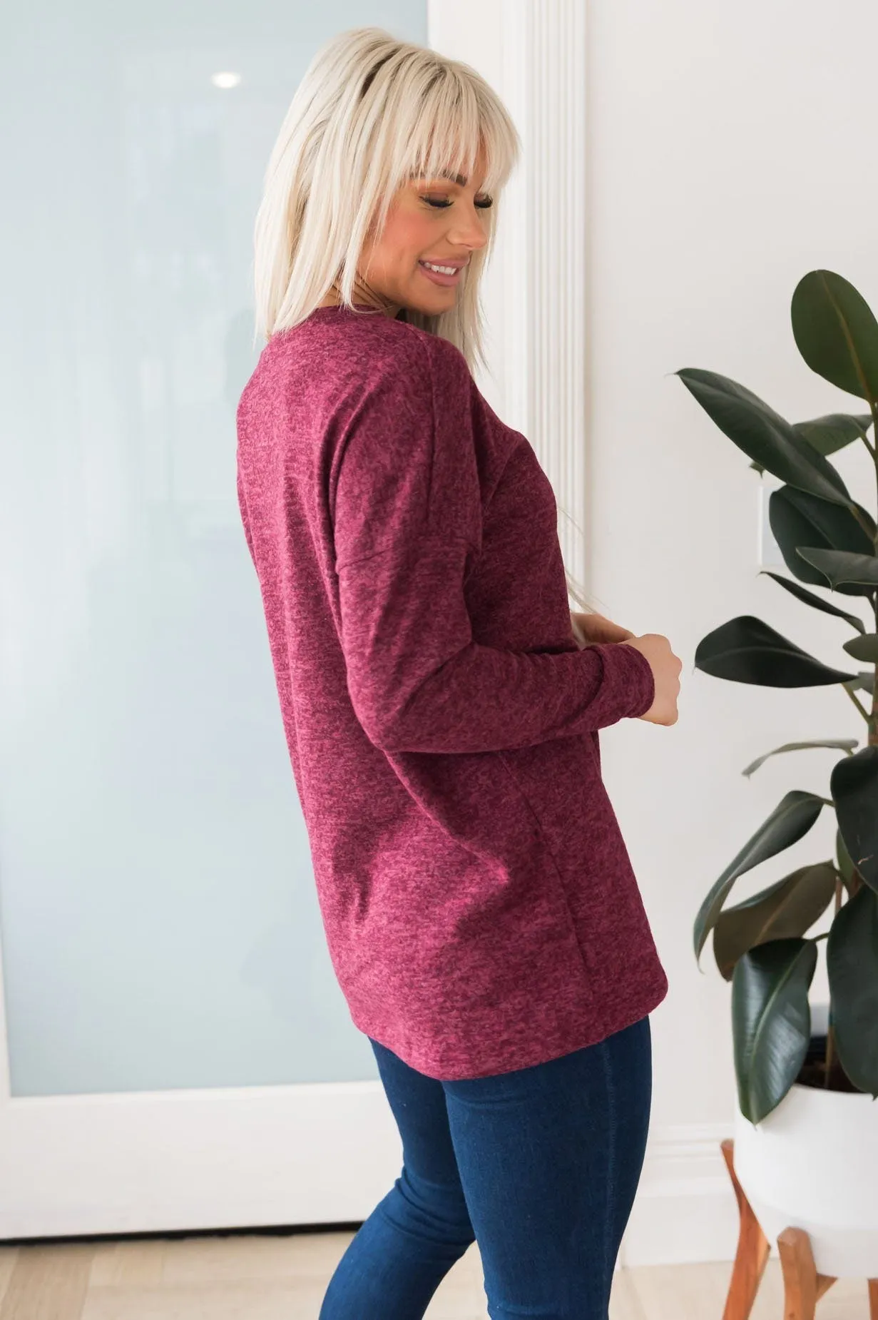 Nothing But Cozy Modest Blouse