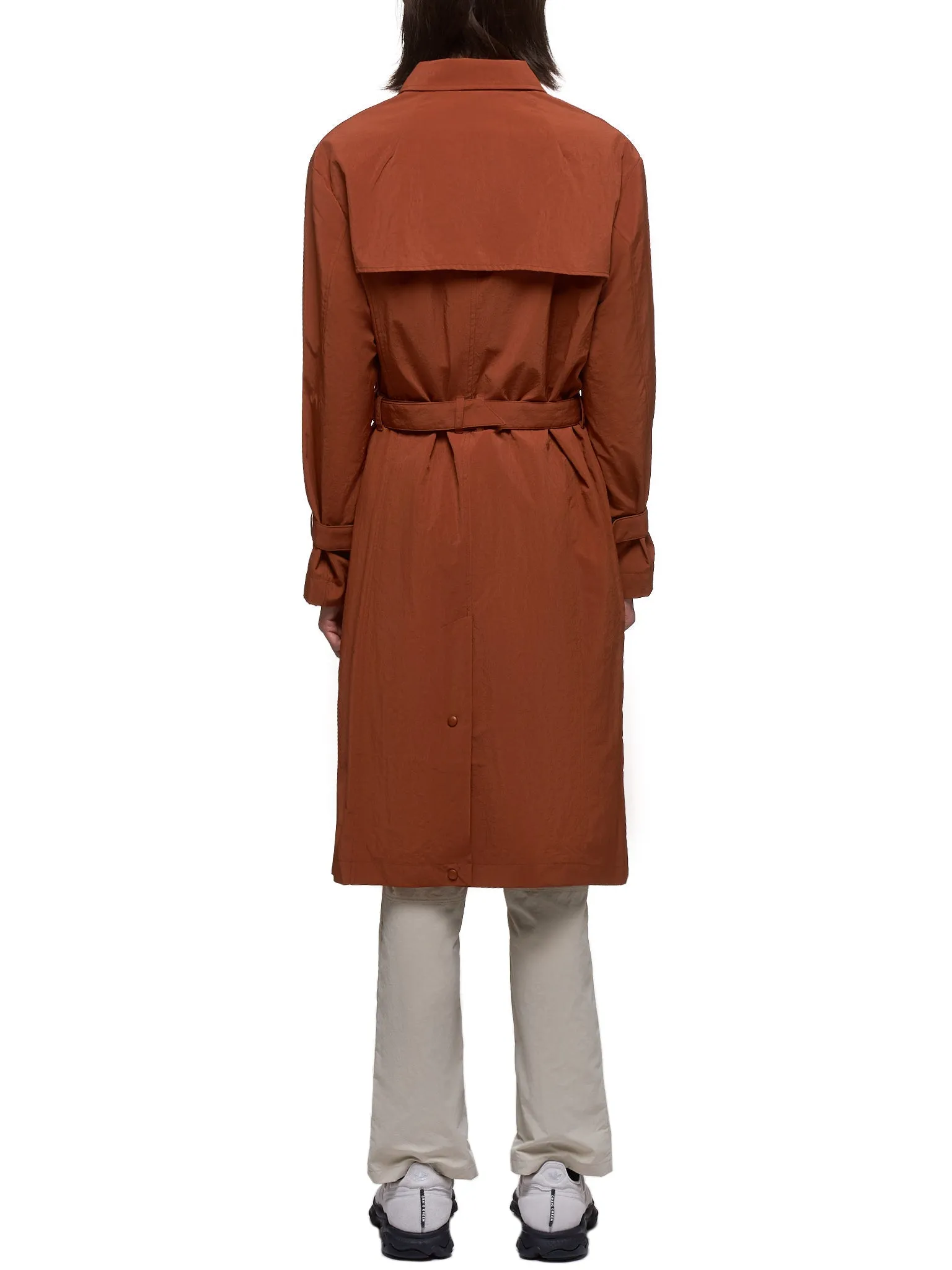 Nylon Trench Coat (MO012WHLRU-RUST)