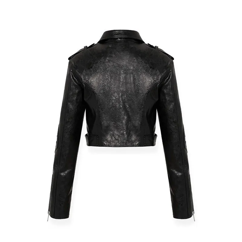 Oil Waxed Leather Jacket