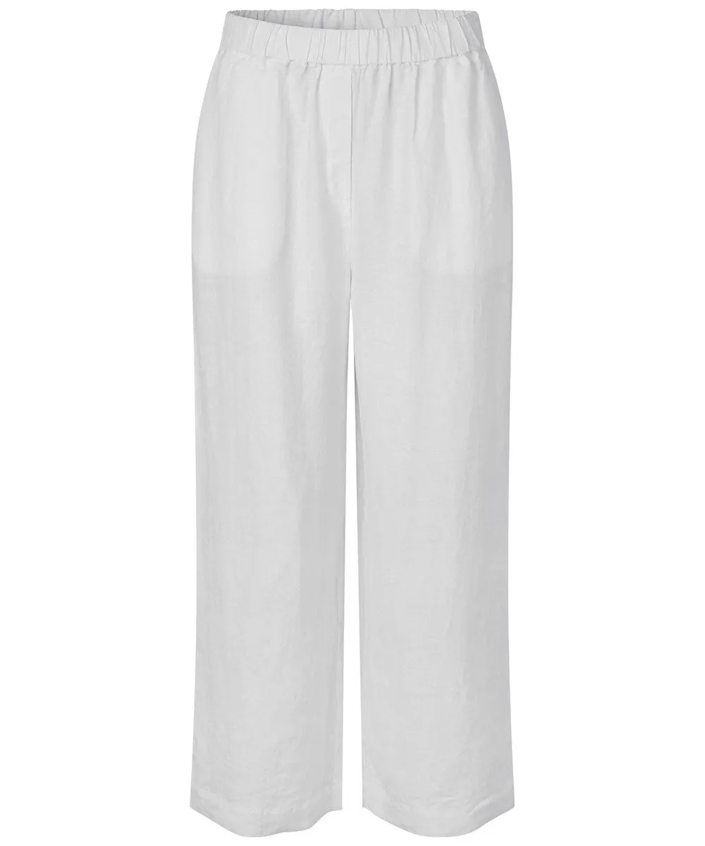 Parini Pull-On Linen Pants