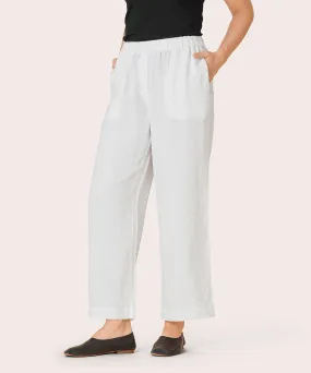 Parini Pull-On Linen Pants