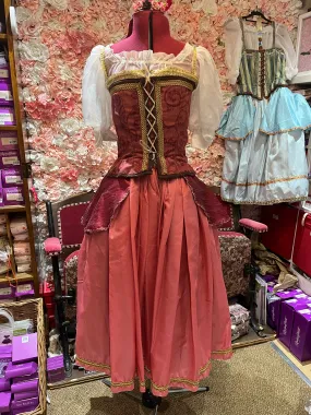 Peasant Costume - No. 3 Dark Pink - Hire only